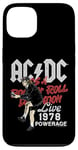 Coque pour iPhone 13 AC/DC Rock and Roll Damnation Live 1978 Powerage