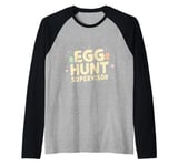 Egg Hunt Humor Shirt Egg Hunt Supervisor Egg Hunt Memes Raglan Baseball Tee