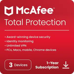 McAfee Total Protection 2025 3 Devices 1 Year 5 Minute Delivery by Email