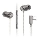 SoundMAGIC E11D In Ear Isolating USB-C Earphones with DAC - Silver