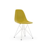 Vitra Eames Plastic Side Chair RE DSR stol 34 mustard-white