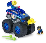 Paw Patrol - Pat Patrouille - Véhicule Tout-Terrain Chase Rescue Wheels - Voiture Figurine Pat Patrouille À Collectionner - Sons, Lumières, Projectiles - Pat Patrouille Jouet - Jouet Enfant 3 Ans et +