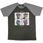 Gorillaz Unisex Raglan T-Shirt: Demon Days (XX-Large)