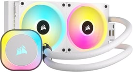 CORSAIR ICUE LINK H100I RGB AIO LIQUID CPU COOLER WHITE