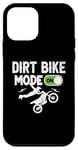 Coque pour iPhone 12 mini Mode Dirt Bike sur motocross, motocycliste