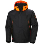 Helly Hansen Workwear Chelsea Evolution 71340-950 Takki Musta, irrotettava huppu 4XL