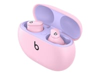 Beats Studio Buds - Écouteurs sans fil avec micro - intra-auriculaire - Bluetooth - Suppresseur de bruit actif - isolation acoustique - rose flamboyant