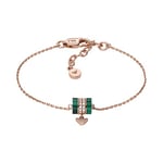 EMPORIO ARMANI - Bracelet avec éléments en malachite, vert, pour femme, EG3571221