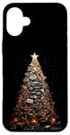 Coque pour iPhone 16 Plus Arbre de Noël Pièces de voiture et camion Mécanicien Garage Homme