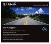 Kartta Garmin MicroSDT/SDT Card: City Navigator North America Nt