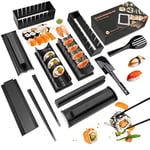 MLRYH Sushi Maker Kit 12 PCS Moules à Sushi Kit De Préparation De Sushi Set riz Rouleau DIY Cuisine Coffret Complet Convient à Débutant