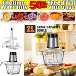 2L Electric Meat Grinder Mincer Mixer Blender Food Chopper Processor Blenders UK