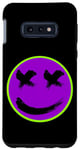 Coque pour Galaxy S10e Cool Wild Smile Face Novelty Illustration Graphic Designs