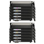 10 Toner Cartridges to replace HP W2070, W2071, W2072, W2073 (117a) Compatible