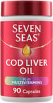 Seven Seas Cod Liver Oil Plus Multivitamins 90 capsules - FREE & FAST SHIPPING!!