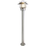 Llitt Stig Bollard Pollare 100cm E27-sockel IP44 Aluminium