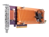 Qnap Qm2-2S-220A - Kontrollerkort - Sata - Låg Profil - Pcie 2.0 X2 - För Qnap Ts-1232, 1277, 253, 453, 473, 677, 832, 853, 877, 977, Tvs-2472, 473, 673, 872, 873