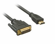 10m Hdmi To Dvi Male To Male Black Hdcp Hdtv 1080p Long Cable, Pc To Tv Lead