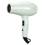 Silver Bullet Metallic Baby Travel Hair Dryer - White