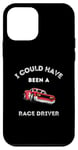 Coque pour iPhone 12 mini Voiture de course Petrolhead Mechanic Race Driver Dad Père