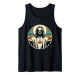 Vintage Buddy a Christ Cool Jesus With Sunglasses Religion Tank Top