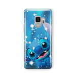 ERT GROUP Coque de téléphone Portable pour Samsung S9 Original et sous Licence Officielle Disney Motif Stitch 002 Parfaitement adapté à la Forme du téléphone Portable, Coque en TPU