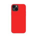 Coque antichoc en gel de silicone doux pour Apple iPhone 13, Rouge Ardent - Neuf