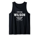 Team Wilson Lifetime Member Funny Name Wilson Tank Top