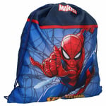 Gymnastikpåse - 44x37cm Gymbag - Spiderman Spindelmannen