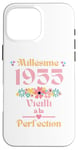 Coque pour iPhone 16 Pro Max 70 ans femme 1955 idée cadeau anniversaire drôle humour mam