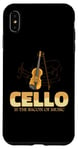 iPhone XS Max Cello Instrument Funny Playing Musical Lesson Case