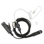 Oreillette pour talkie-walkie, oreillette pour radio bidirectionnelle à tube d'air pour Motorola XIR P6600i P6620i MTP3100 3150 3250