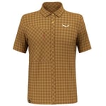 Salewa T-Shirt Brand Model Puez Dry M S/S Shirt Golden Brown