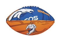 Wilson Ballon de Football Américain NFL JR TEAM LOGO, Taille Junior, Caoutchouc