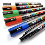 Posca Pc-5m Art Markers Glass, Fabric, Porcelain Marker - Assorted Wallet Of 6