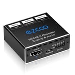 4K 60Hz Hdmi Extracteur Audio 1080P 120Hz Hdcp2.2 Cec D-Olby Vision Hdr10 De-Embed Spdif Optical Stéréo Sortie Audio D-Olby Digital Gestion Edid Scaler 4K 1080P Pour Ps5 Skyq Xbox [VID060438]