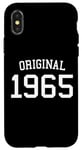 Coque pour iPhone X/XS Original 1965, 60 ans pour homme et femme, 60e anniversaire