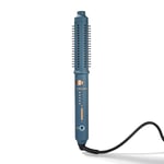 mdlondon Wave Heated Barrel Brush (Casal Blue) Hot Brush for Short Hair or Long Hair, Hot Hair Brush with 5 Heats + Retractable Bristles, Heated Round Brush - Genuine mdlondon Hair Styling Appliances