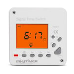 Minuterie électronique monobloc 220V minuterie numérique programmable interrupteur de commande intelligent rétro-éclairage minuterie électroménager