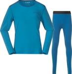 Bergans  Kids/Junior Allround Merino Baselayer Set Kids/Junior Aqua Lagoon/dark Aqua Lagoon, 104