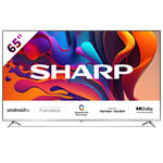 SHARP 65 Inch TV 4K Ultra High Definition Quantum Dot Android Smart TV 65FP2KA