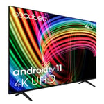 Cecotec TV LED 43" Smart TV A3 Series ALU30043. Résolution 4K UHD, Android 11, Frameless, Google Voice Assitant et Chromecast, Sistema Dolby Vision, Modèlle 2023