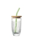 La Rochére Ouessant smoothie glass with lid and straw