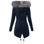 TriLance Womens Winter Warm Coat Hooded Fleece Lined Parkas Overcoat Faux Fur Hood Fuzzy Sherpa Outwear Jackets