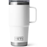 Yeti Rambler 20 Oz/0,6 liter Travel Mug mugg Vit OneSize - Fri frakt