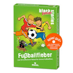 moses Black Stories Junior Fièvre 50 énigmes sûres pour Les Fans de Football intelligents, Cartes au Nouveau Design avec Deux Variantes, Jeu de Puzzle pour Enfants à partir de 8 Ans, 90093, Jaune