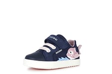 Geox Baby B Kilwi Girl Sneaker, Navy Pink, 3.5 UK Child