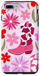 iPhone 7 Plus/8 Plus Pink Cowgirls Boot Phone Case,Cow Girls Phone Cases,Cowgirl Case