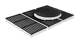 Enders Système de grille Switch Grid 7809, fonte, pour gril à gaz BROOKLYN, accessoires de gril, grille de gril, inserts - grille à saisir, pierre à pizza, poêle et rôtissoire à volaille