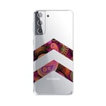 Coque Galaxy S21 PLUS chevron brocart